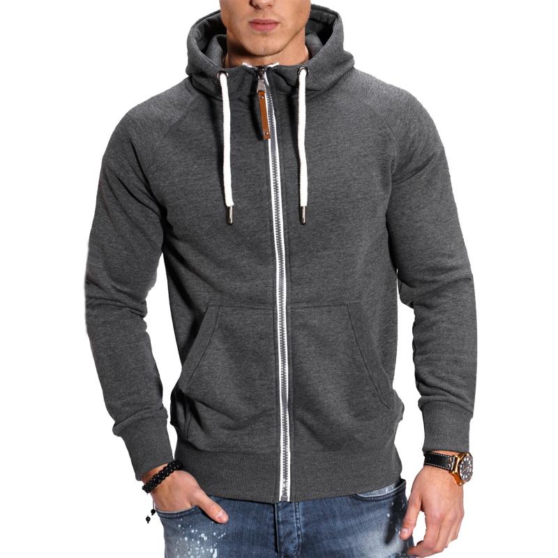 Sweat à Capuche Zippé Léger pour Homme | Sweat d’Hiver Doux et Chaleureux