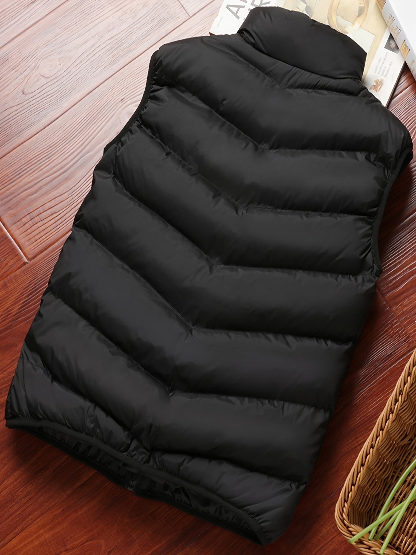 Doudoune Sans Manches Légère pour Homme | Veste Matelassée Chaude d’Hiver