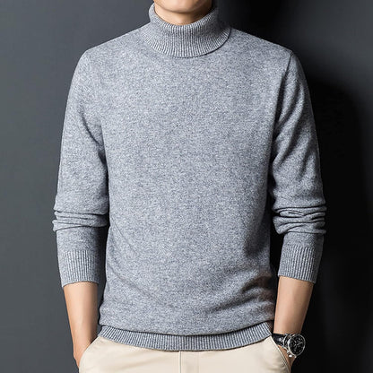 Pull à Col Roulé Slim Fit pour Homme | Pull d’Hiver Chaud et Confortable