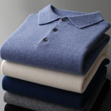 Pull Polo Chaud en Tricot pour Homme | Doux et Confortable