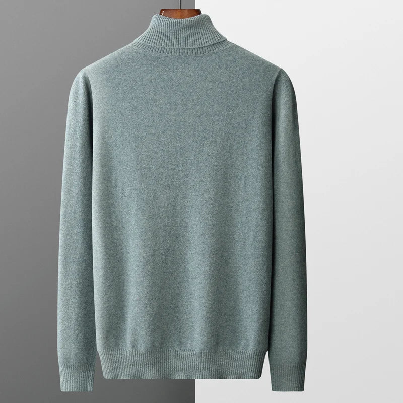 Pull d’Hiver à Col Montant Slim Fit pour Homme | Doux & Confortable
