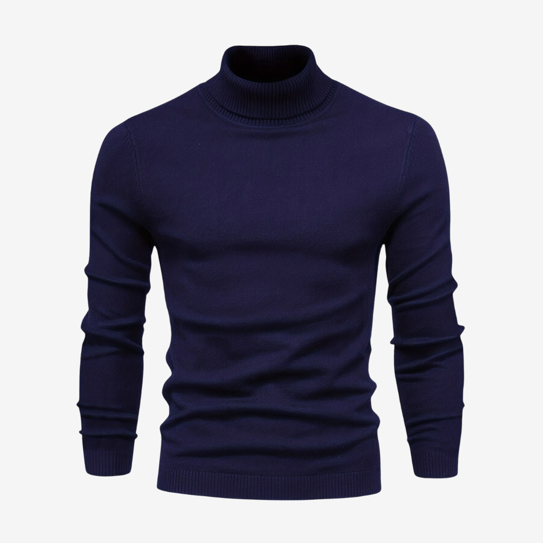 Pull à Col Roulé Chaud à Manches Longues pour Homme | Pull d’Hiver Confortable