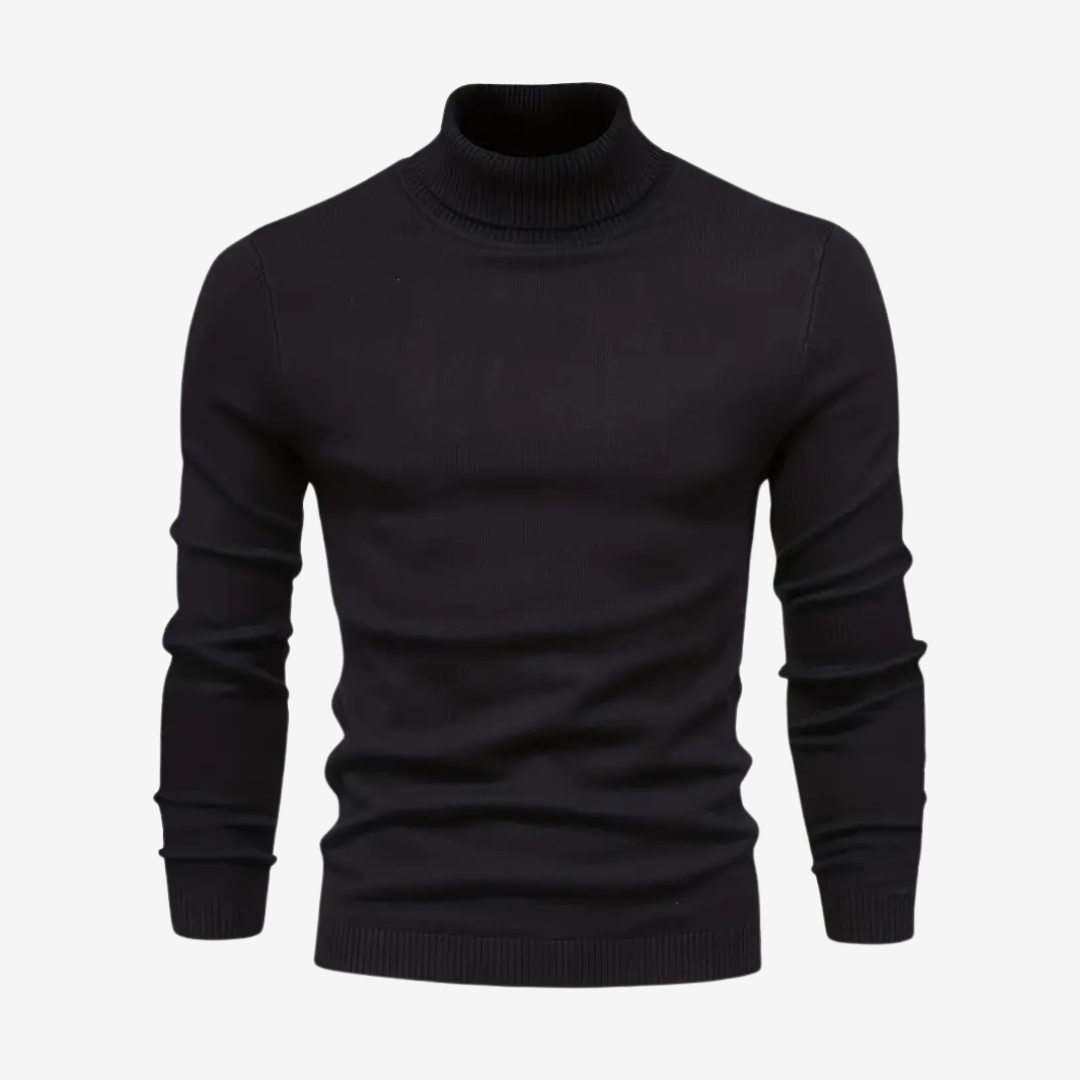 Pull à Col Roulé Chaud à Manches Longues pour Homme | Pull d’Hiver Confortable