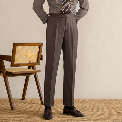 Pantalon Habillé Classique Coupe Droite pour Homme | Pantalon de Costume Élégant