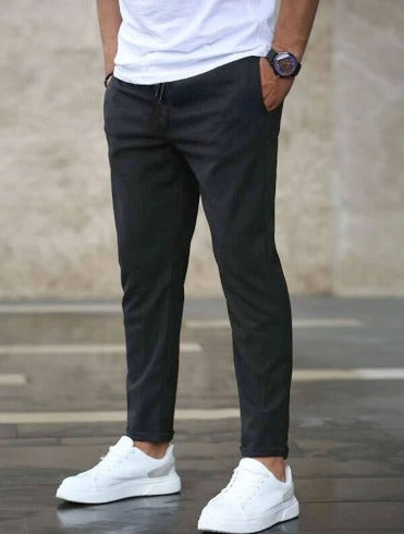 Jogging Slim Fit pour Homme avec Taille Élastique | Pantalon Confortable pour Tous les Jours
