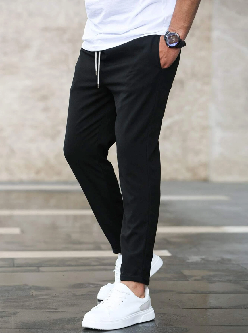 Jogging Slim Fit pour Homme avec Taille Élastique | Pantalon Confortable pour Tous les Jours