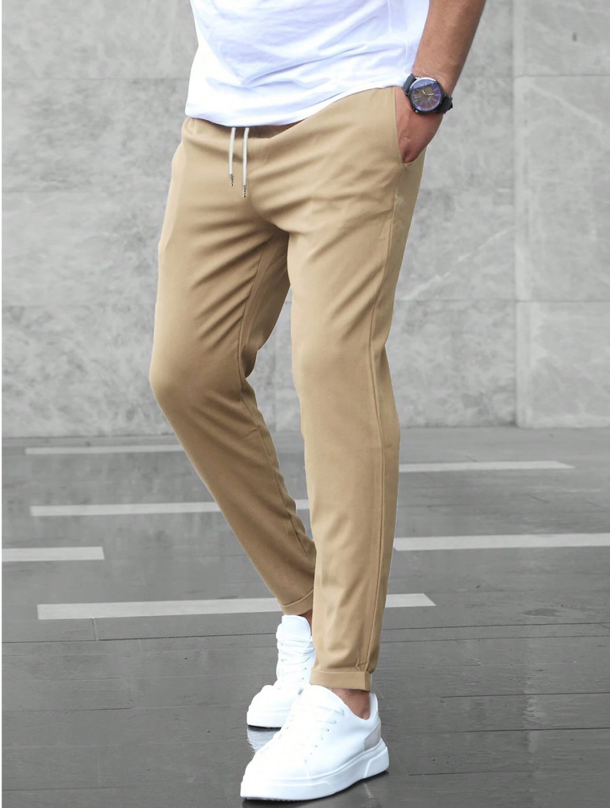 Jogging Slim Fit pour Homme avec Taille Élastique | Pantalon Confortable pour Tous les Jours