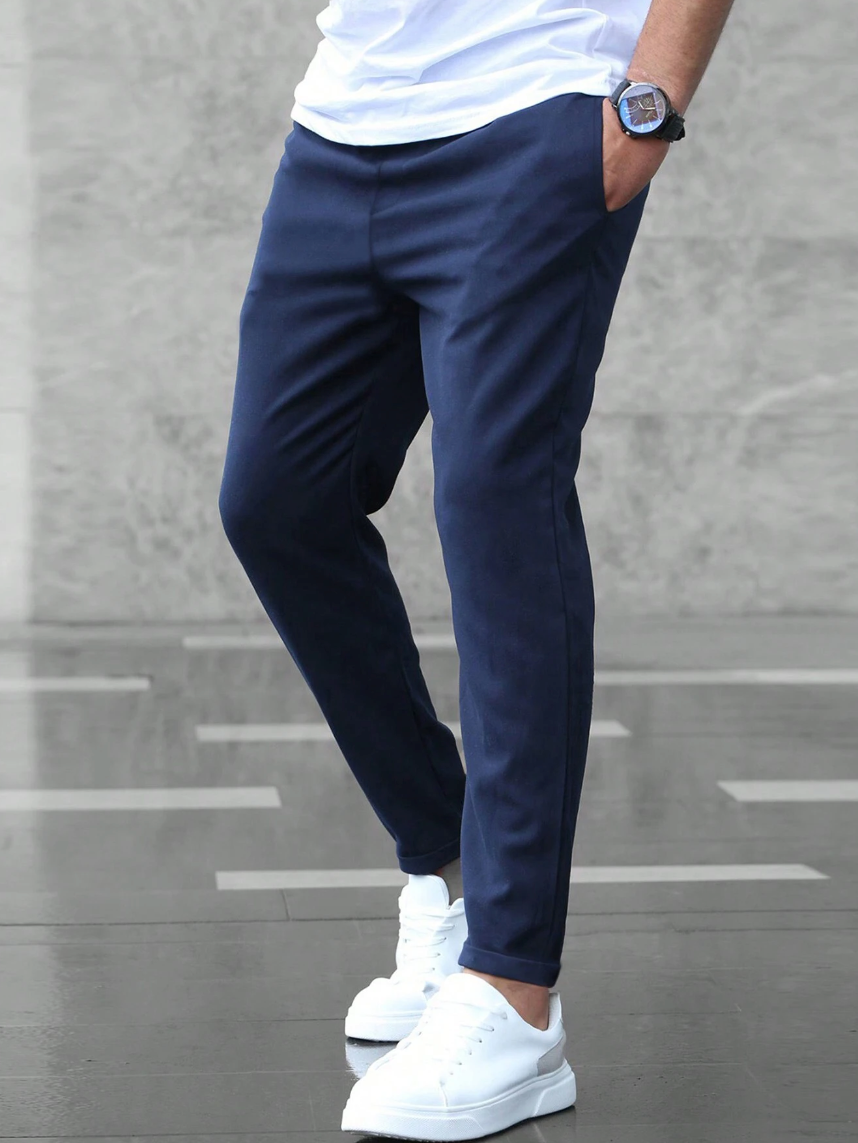Jogging Slim Fit pour Homme avec Taille Élastique | Pantalon Confortable pour Tous les Jours