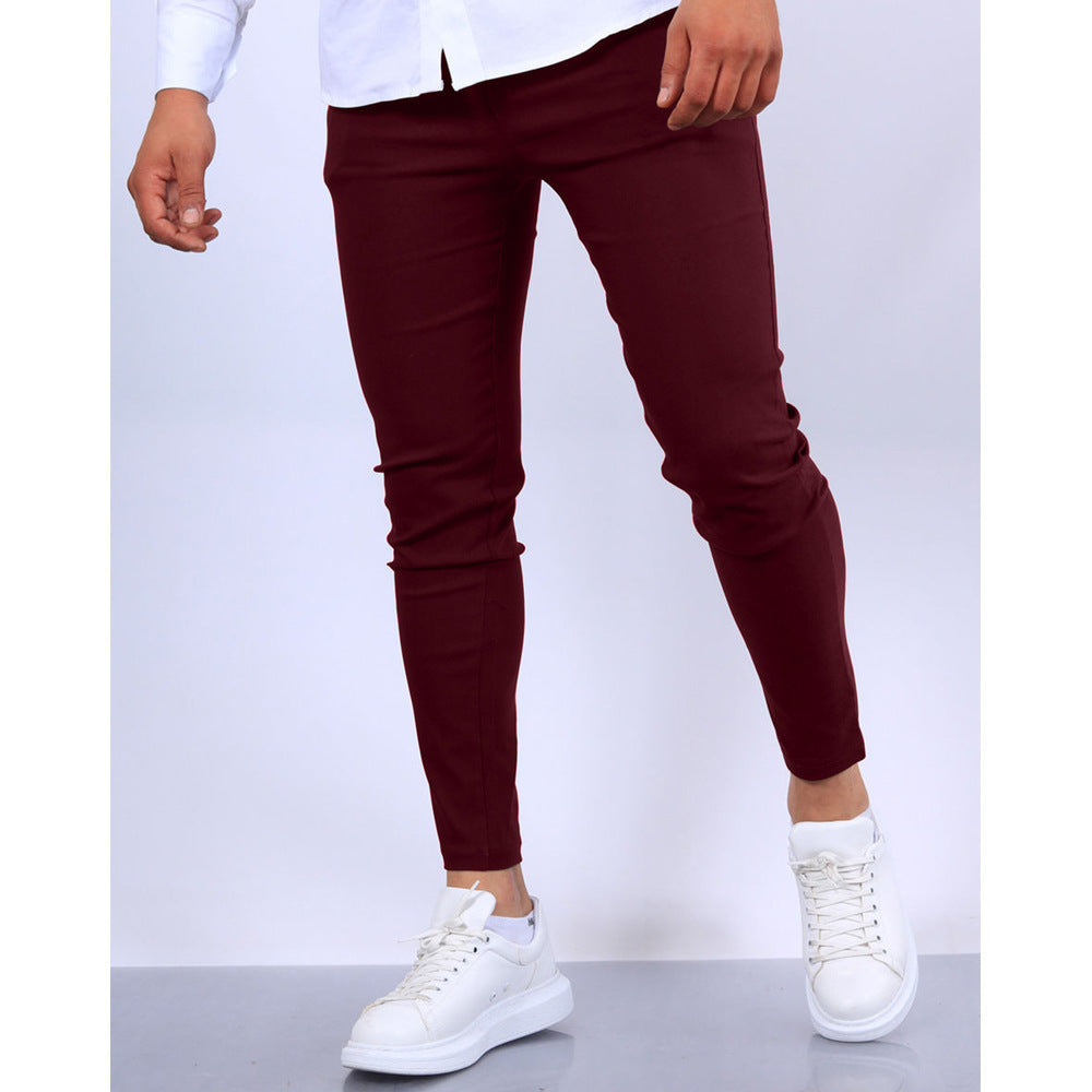 Pantalon Crayon Extensible Slim Fit pour Homme | Pantalon Chino Classique