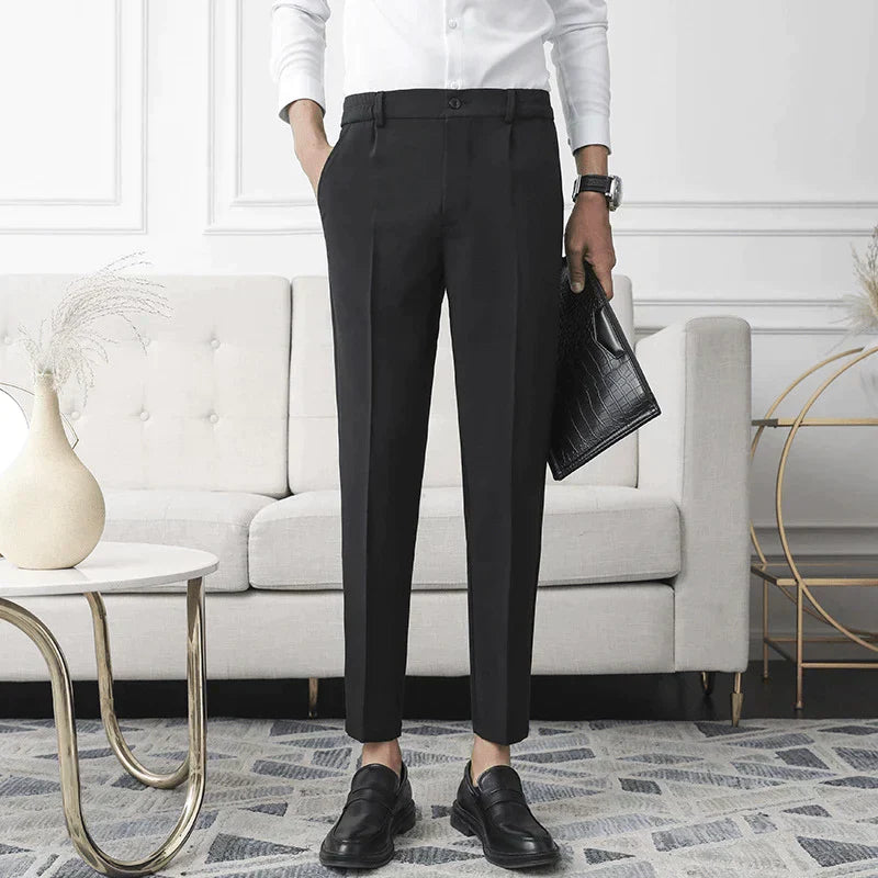 Pantalon Habillé Slim Fit pour Homme | Pantalon de Costume Extensible