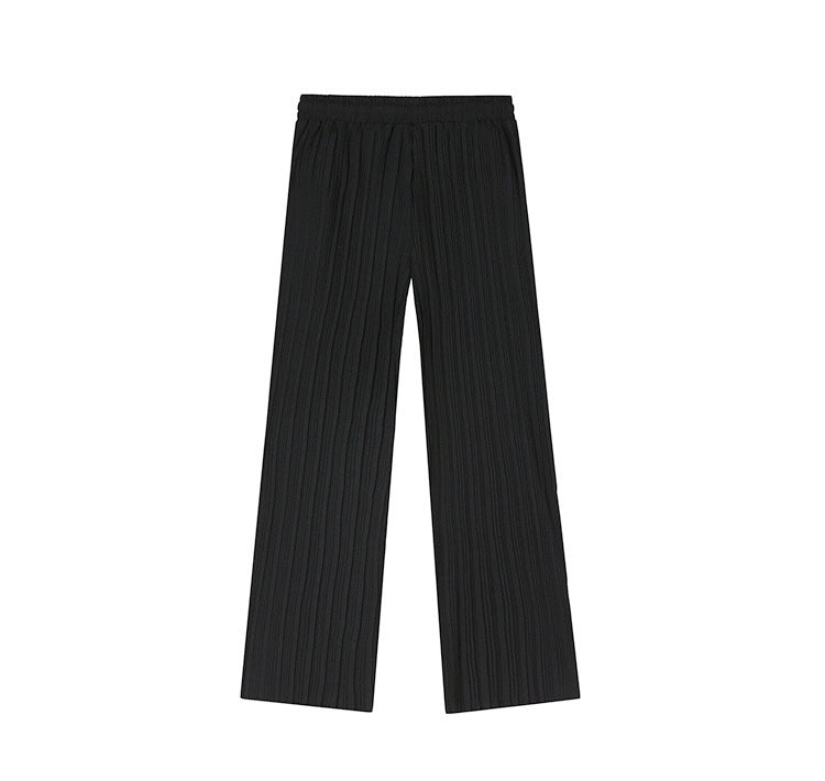 Pantalon Ample à Jambes Larges Plissé pour Homme | Pantalon Plissé Élégant